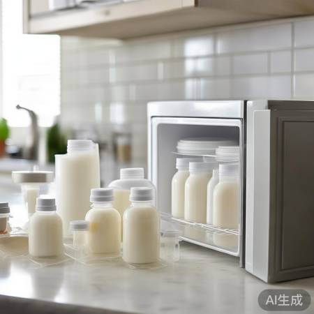 冷藏母乳，无菌容器，分装储存。