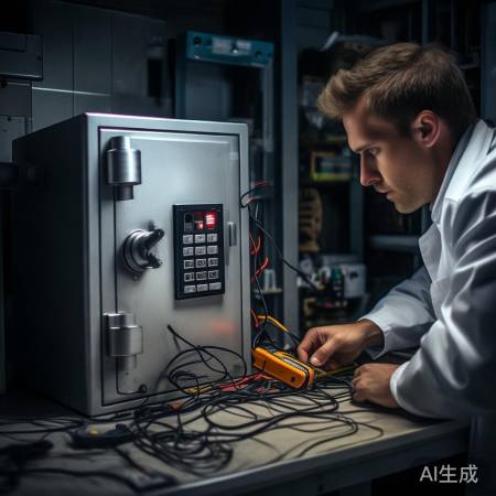 保险柜没电,电池耗尽或电线问题