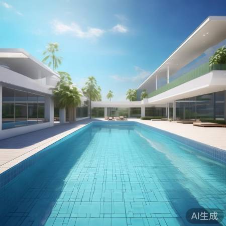 泳池顶部密封罐,自动补气保水位