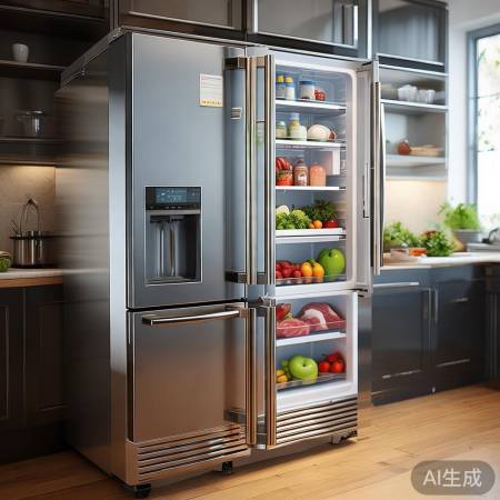 大容量冰箱,分区控温,保鲜无忧