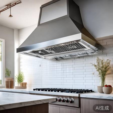 欧式油烟机,时尚大气,宽敞厨房