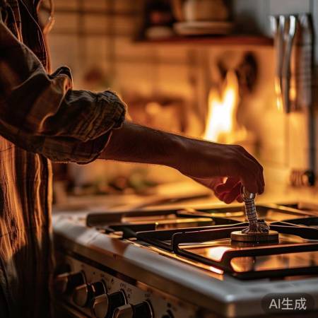 燃气灶调至最佳燃烧比