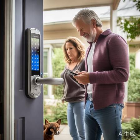 智能锁解锁,告别忘带钥匙烦恼