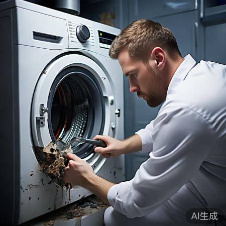 洗衣机轴承维修需专业人士。