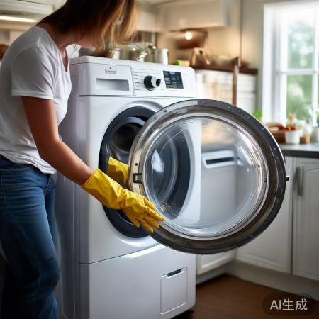 洗衣清洁,安全第一,手套防护,