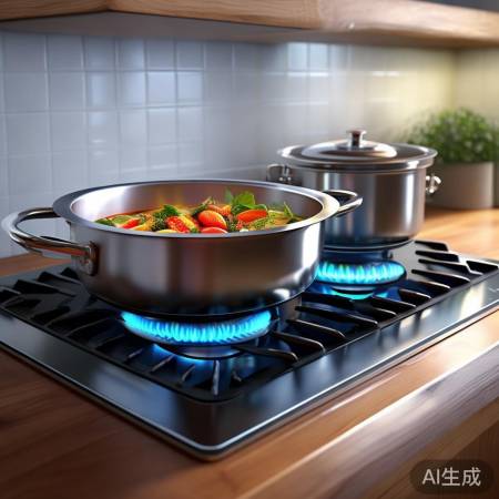 集成灶大锅，高效烹饪一家乐！