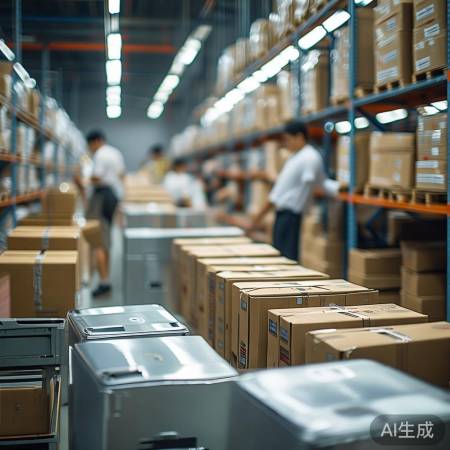 “冰箱检测合格后,包装入库需一