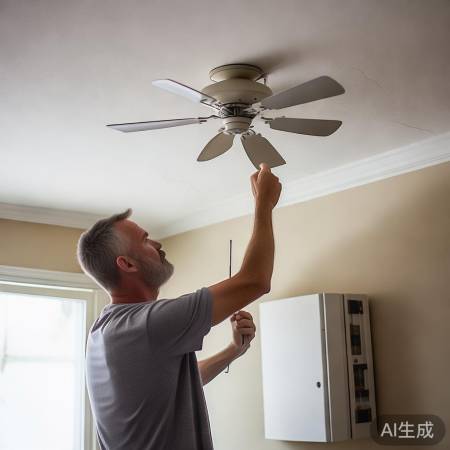 风扇响大?检查安装螺丝及平行度