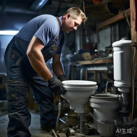 拆卸水箱,拆解连接管道