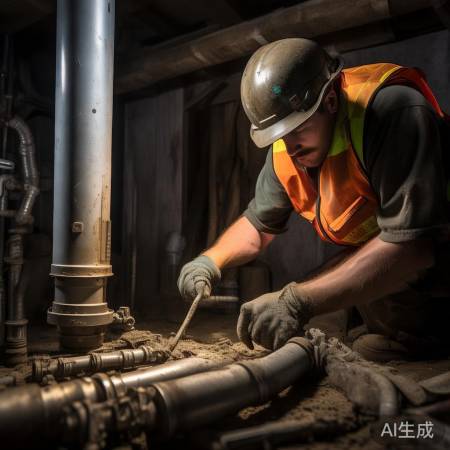 拆卸燃气管道,检查漏气,安全第