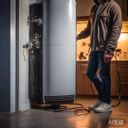 装好热水器,开阀插电验收成功