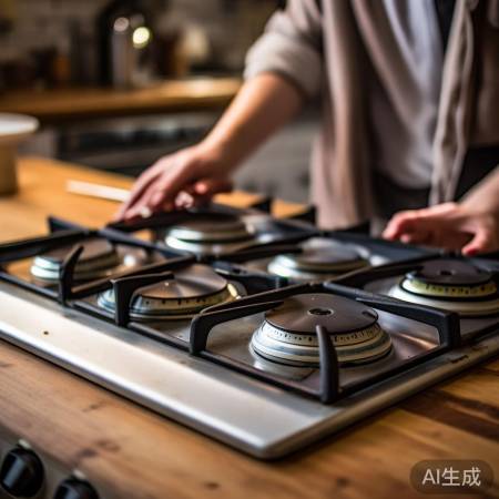 燃气灶孔清洁,恢复如新!