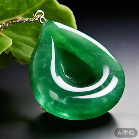 翡翠之美,工艺匠心,线条流畅。