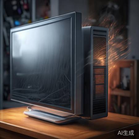 长时间用电视，散热风险高。