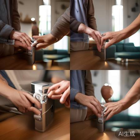 “海康威视指纹锁,精准识别,全