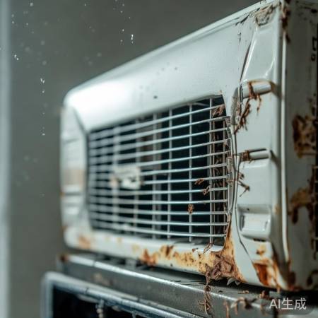 空调老化不滴水,宜换新机。