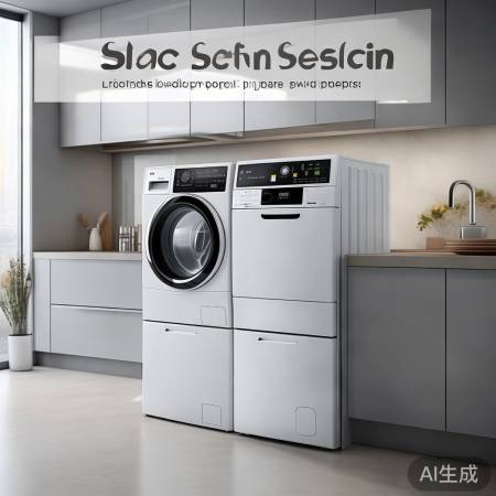 分体设计洗烘机,时尚高效小鲜肉