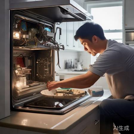 检查集成灶电路,解决灯光常亮问