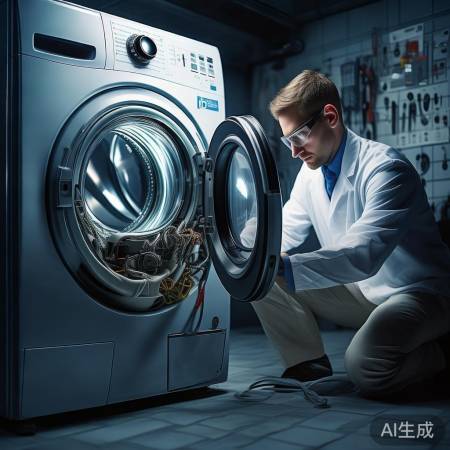 洗衣机无法启动,先查排水泵,再