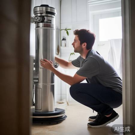 检查热水器,确保正常工作。