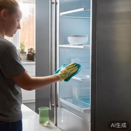 清洁冷藏室,加醋除味。