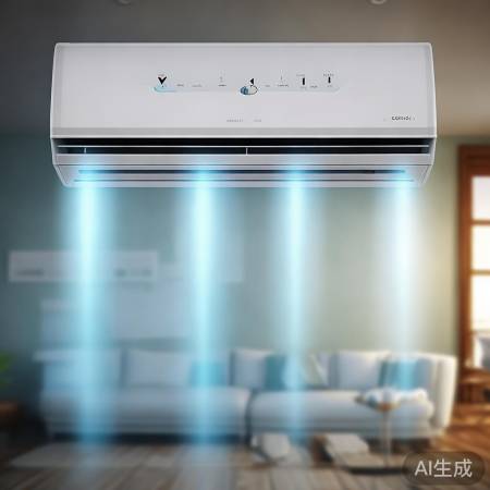 空调手动调风速风向,夏日凉爽有