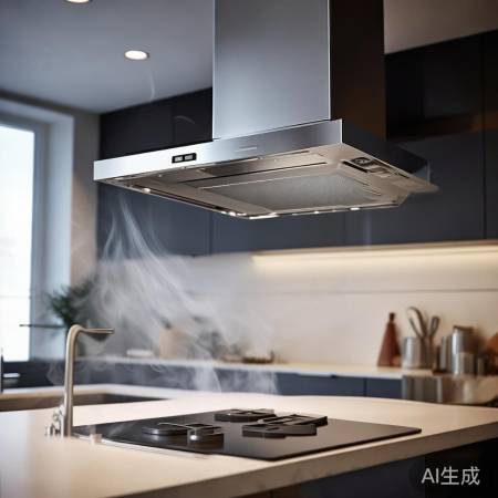 侧吸强吸力,清洗方便,装修要求