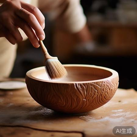 小毛刷细致清洁