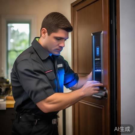 指纹锁安装快,售后无忧保障!