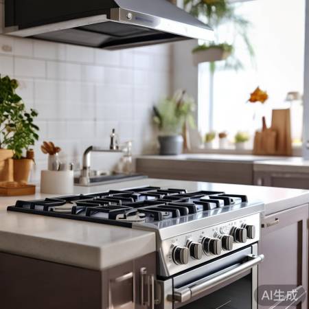 燃气灶智能安全,安装需细读说明