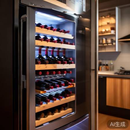 冰箱变红酒柜，简单改造即可。