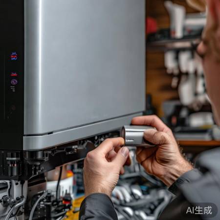 壁挂炉锁屏?温感器故障重连或换