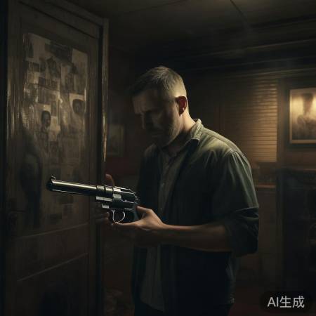 男子借枪动机探究,藏枪藏险。