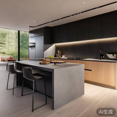 消毒柜厨房岛台,时尚空间省空间