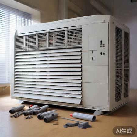 中央空调百叶窗拆装教程，简单易