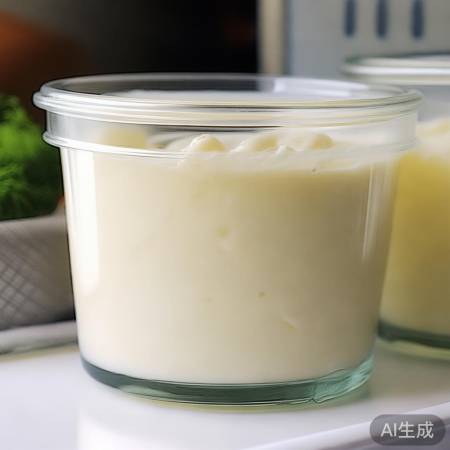 “冰箱西米露,食前检查防变质。