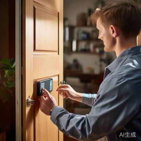 专业安装,耐心教学,智能锁无忧