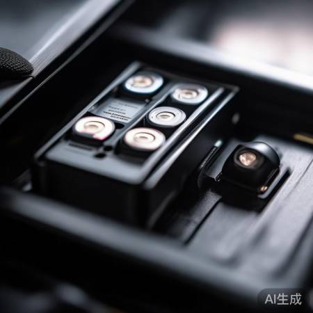 更换保险柜电池,勿装反。