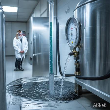 加水至标线,勿溢出。