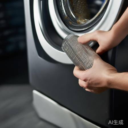 每月洗滤网，洗衣机清洁高效。
