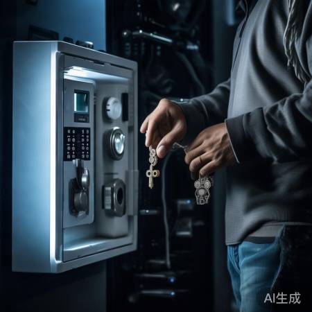 “钥匙密码藏好,勿泄露他人。”