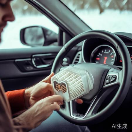 空调滤芯定期清理,保证车内空气