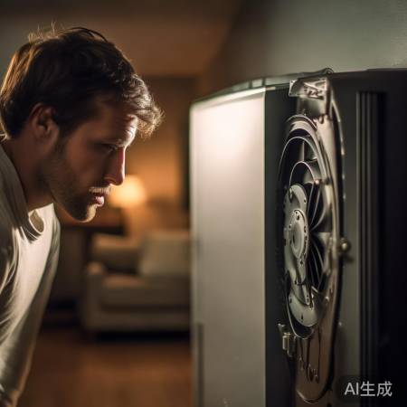 壁挂炉噪音规律连续,或风扇叶片