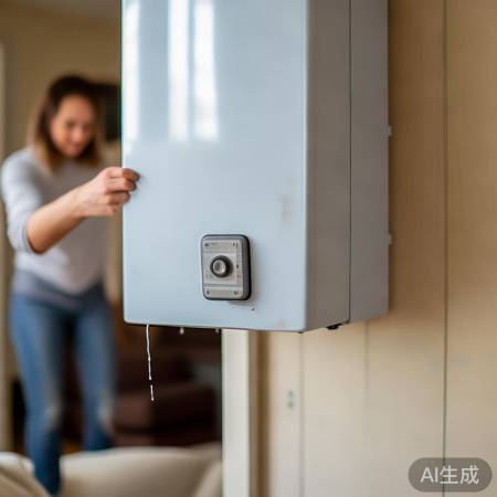 壁挂炉补水:先关电源,寻补水阀