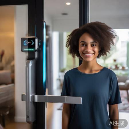 人脸识别锁,安全便捷,远程监控