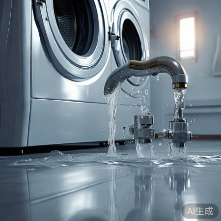洗衣机进水/排水阀故障,电机受