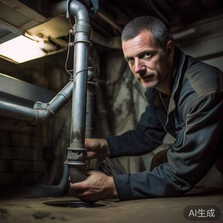 检查排水管,清理需谨慎。