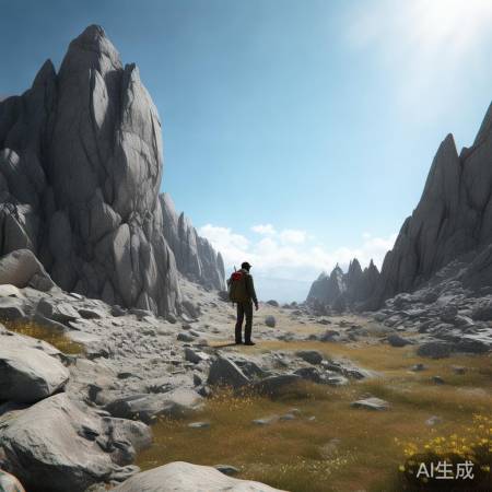 障碍物阻挡前行