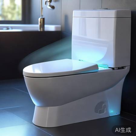 智能马桶,暖风烘干,一键舒适。