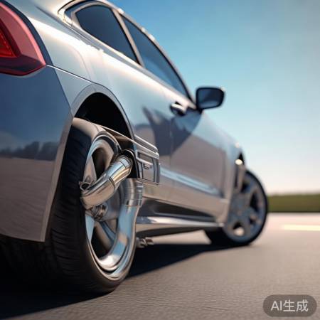 排气管微倾,废气排出畅